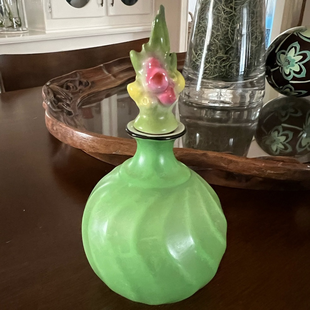 Vintage Chartreuse German Perfume Bottle